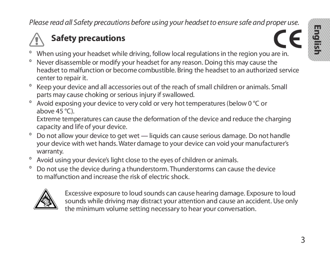 Samsung BHM3700EDEGXEF, BHM3700EDECXEF, BHM3700EDECXEH, BHM3700EDEGXEH, BHM3700EDRCSER manual Safety precautions 