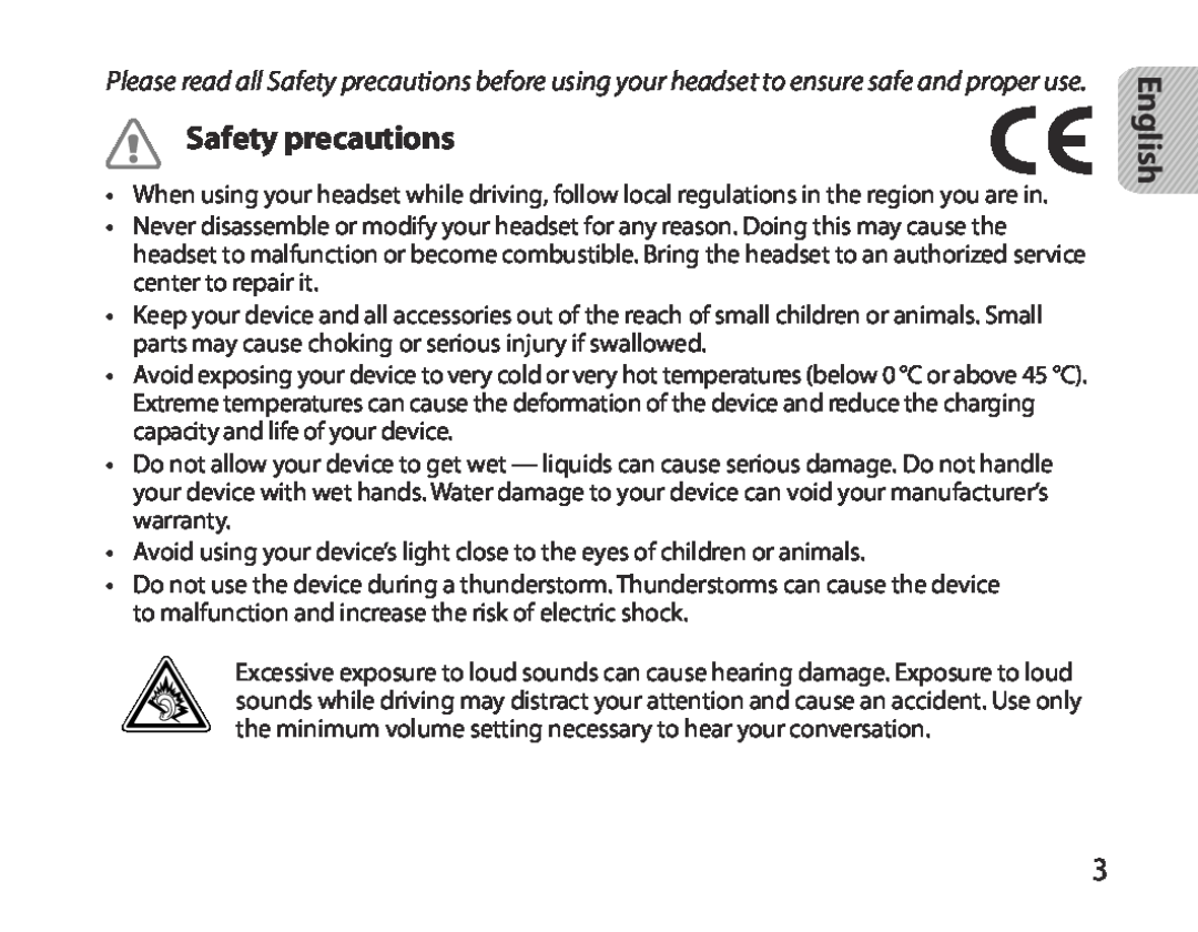 Samsung BHM3700EDEGXEF, BHM3700EDECXEF, BHM3700EDECXEH, BHM3700EDEGXEH, BHM3700EDRCSER manual Safety precautions, English 