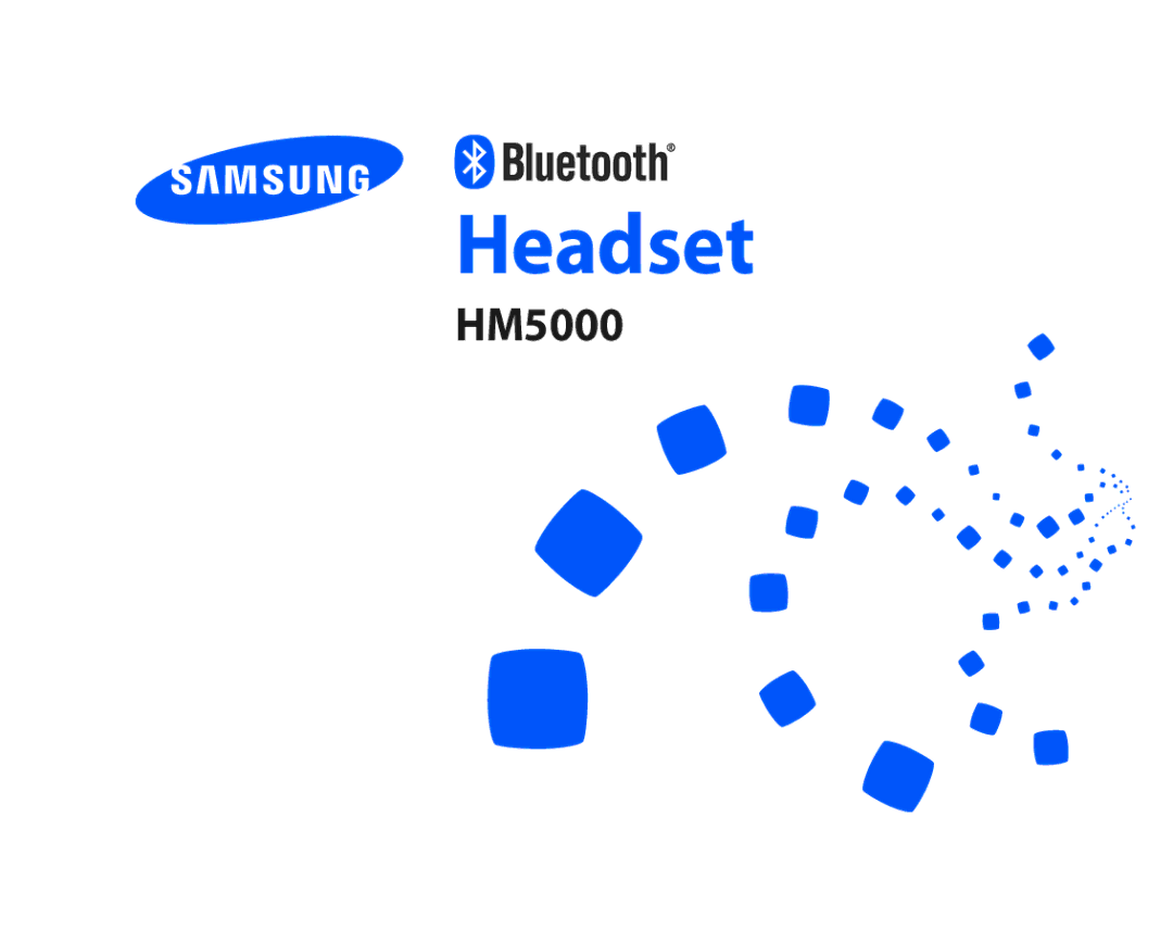 Samsung BHM5000EBECFOP, BHM5000EBECXEF, BHM5000EBECXEE, BHM5000EBECXEH, BHM5000EBRCSER manual Headset 