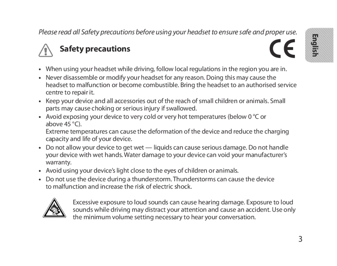 Samsung BHM5000EBECXEF, BHM5000EBECFOP, BHM5000EBECXEE, BHM5000EBECXEH, BHM5000EBRCSER manual Safety precautions 