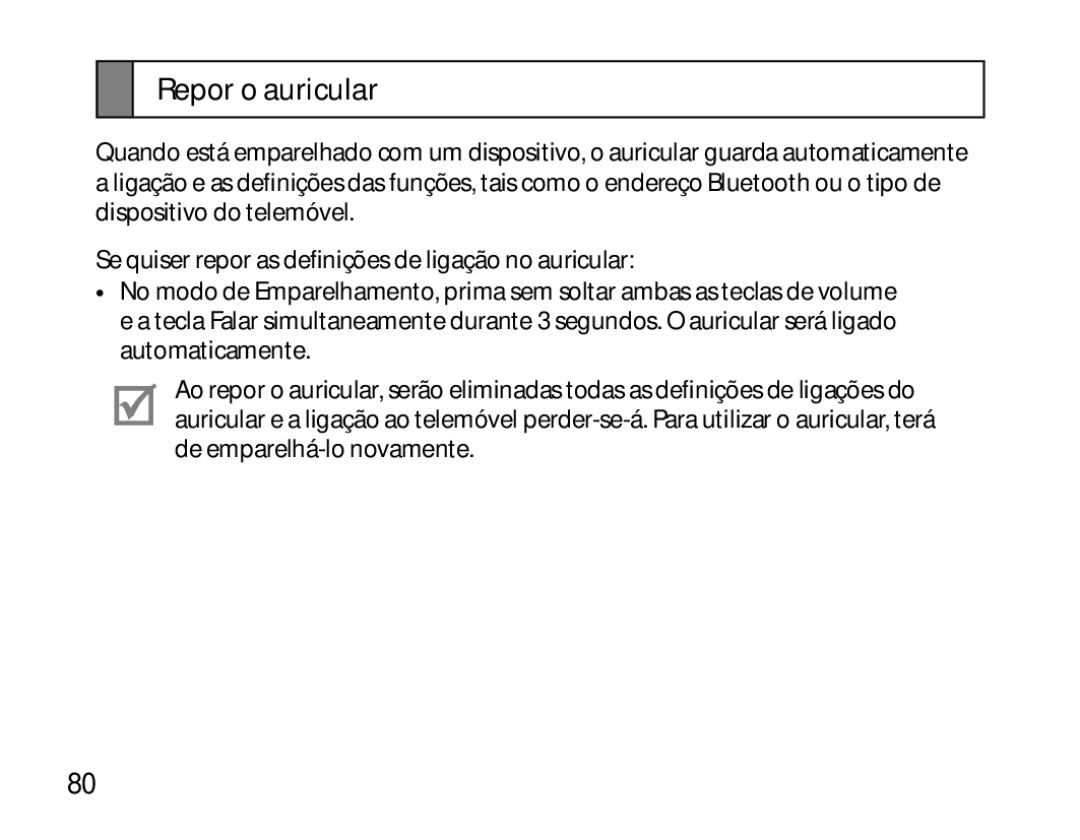 Samsung BHM6000EDECXEH manual Repor o auricular 