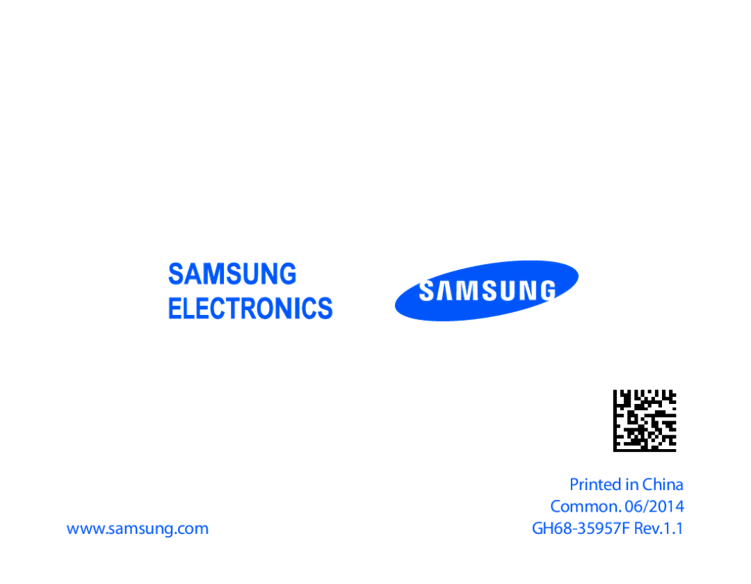 Samsung BHM6000EDECXEH manual Common /2014 