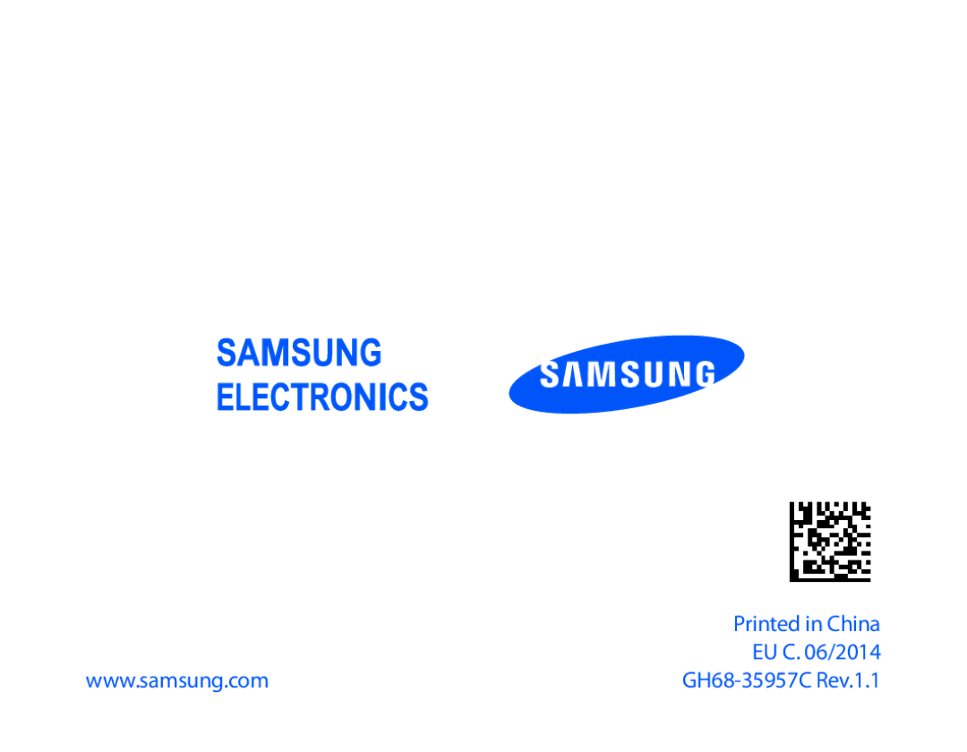 Samsung BHM6000EDECXEH manual EU C /2014 