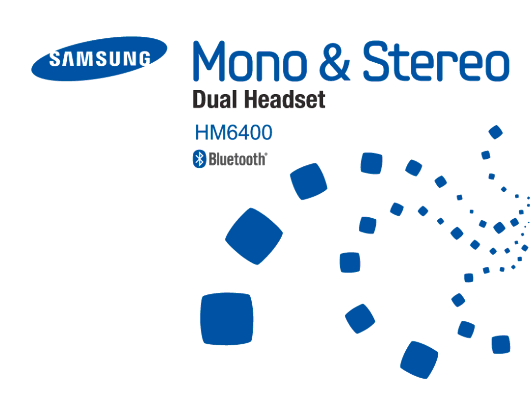 Samsung BHM6400EGEGXEH manual 