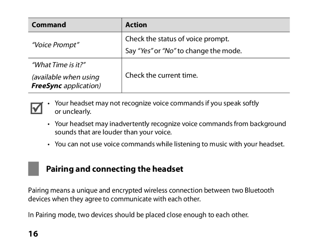 Samsung BHM6450EMEGXEF, BHM6450EMENXEF manual Pairing and connecting the headset 