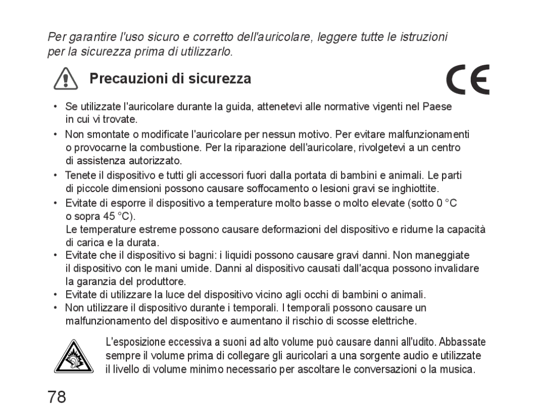 Samsung BHM6450EMEGHAT, BHM6450EMEGXET, BHM6450EMEGXEH manual Precauzioni di sicurezza 