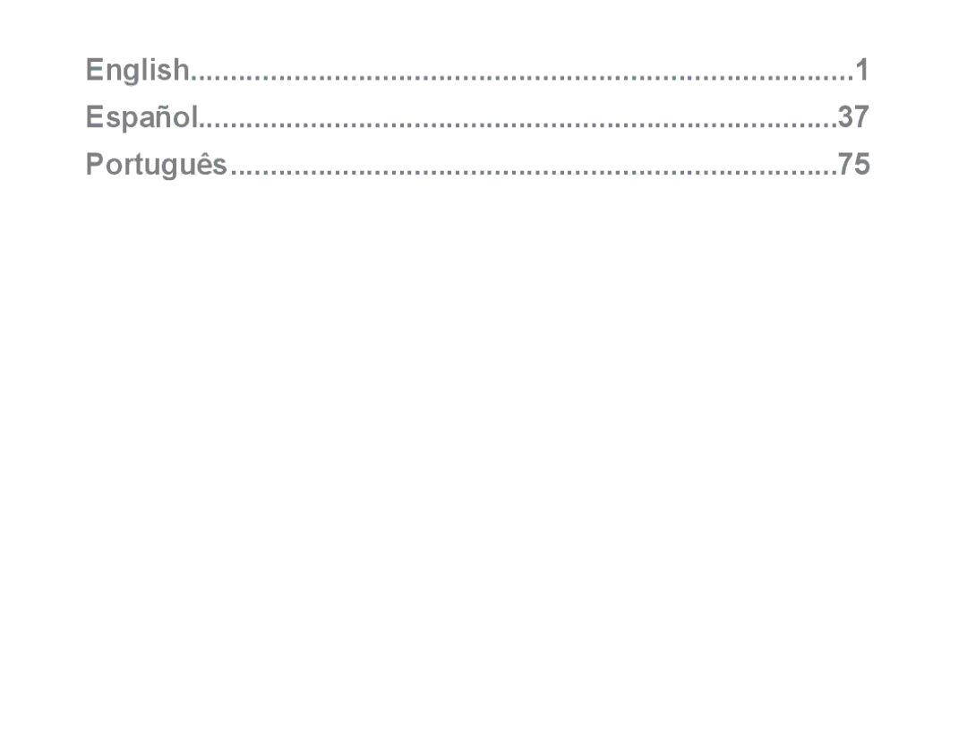 Samsung BHM6450EMEGHAT, BHM6450EMEGXET, BHM6450EMEGXEH manual English Español Português 