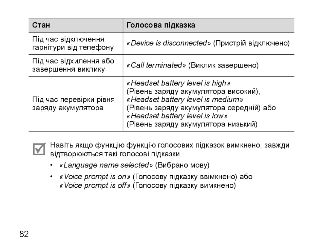 Samsung BHS3000EBECSEB, BHS3000EBRCSER manual «Device is disconnected» Пристрій відключено 