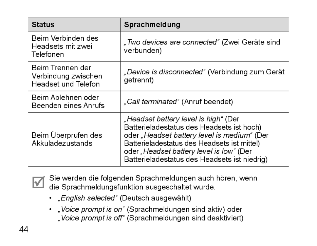 Samsung BHS3000EPECEUR, BHS3000EBECXEF, BHS3000EMECXET, BHS3000EBECXET manual „Two devices are connected Zwei Geräte sind 