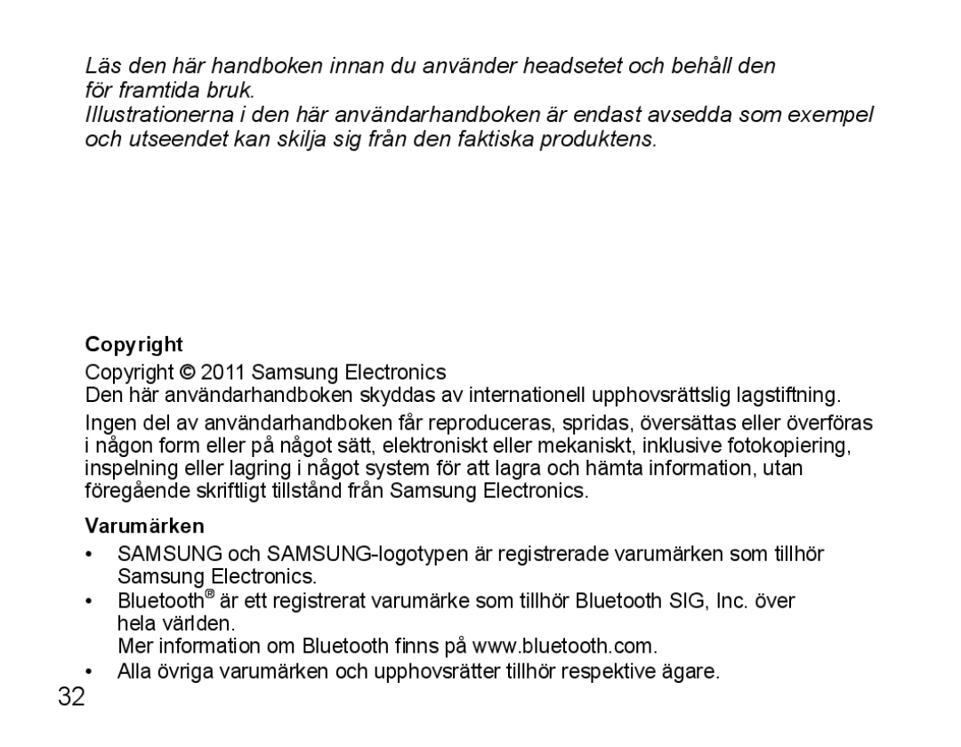 Samsung BHS3000EBECXEF, BHS3000EMECXET, BHS3000EBECXET, BHS3000EPECXET, BHS3000EBLCFOP, BHS3000EBECFOP manual Copyright 