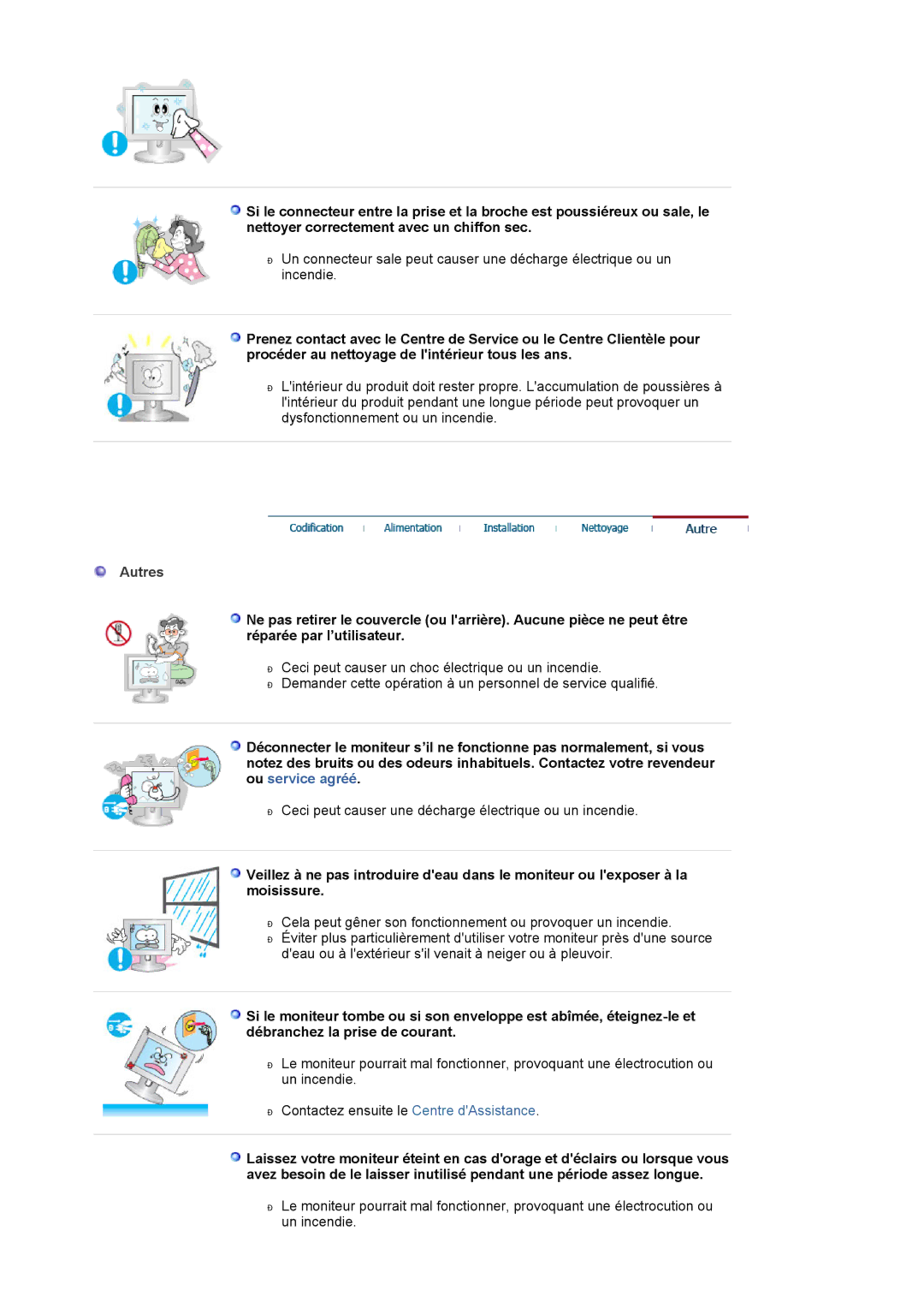 Samsung BI19BSSBV/EDC, BI17BSSBV/EDC manual Autres 