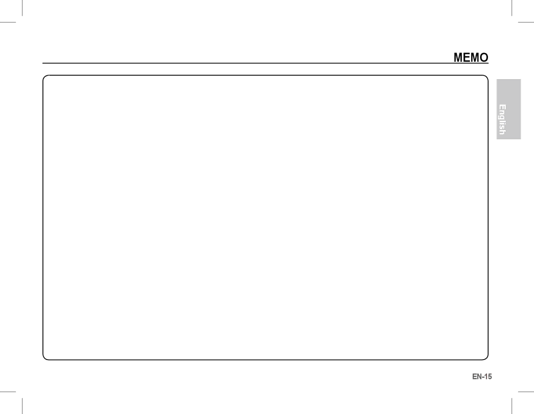 Samsung BL103 manual EN-15 