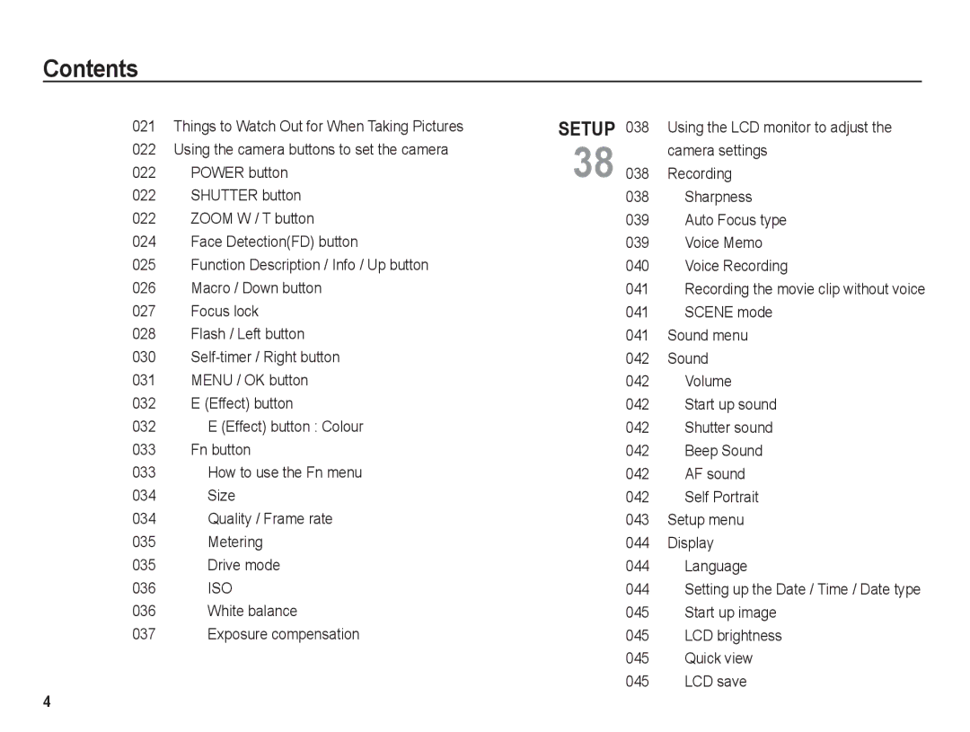 Samsung BL1050 manual Recording the movie clip without voice 