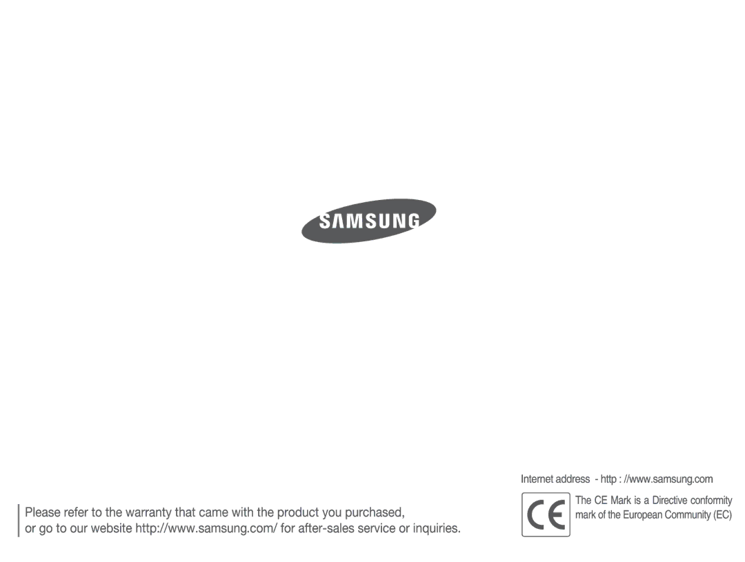 Samsung BL1050 manual 