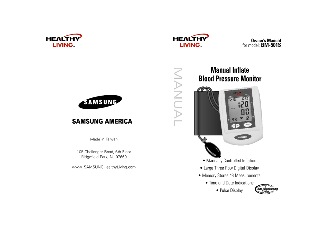 Samsung BM-501S owner manual Manual 