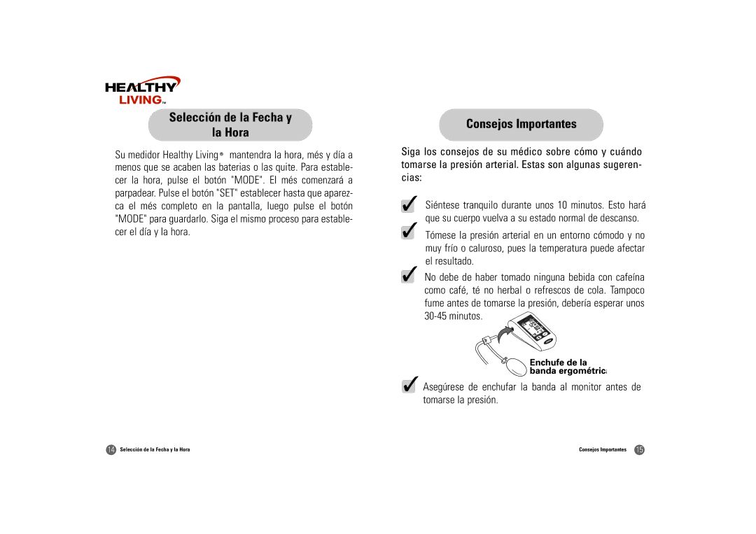 Samsung BM-501S owner manual Selección de la Fecha y La Hora, Consejos Importantes 