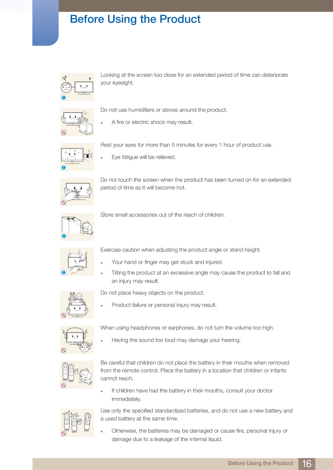 Samsung H46B, BN46-00281A-01, BN4600281A-01, H32B, H40B, 32IN user manual Before Using the Product 