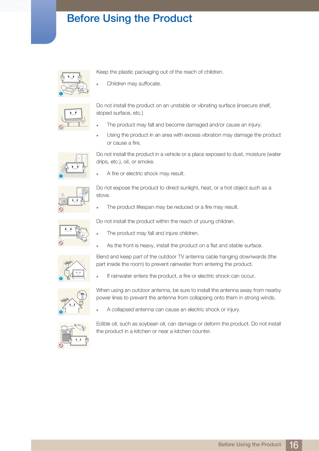 Samsung HE40A, BN4600098G03, HE46A, ME40B, ME32B, ME46B, ME55B user manual Before Using the Product 