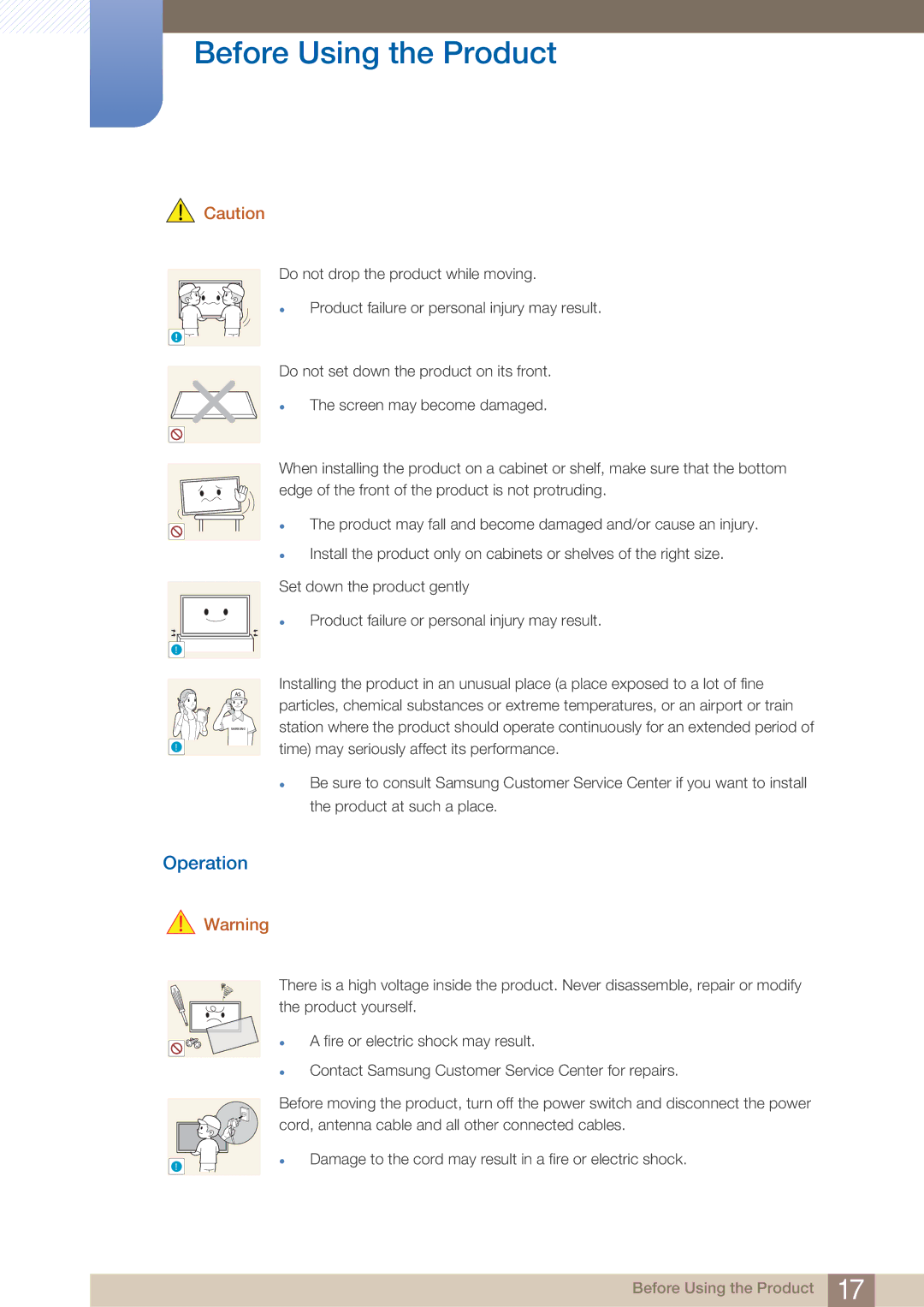 Samsung ME65B, BN4600098M01, ME75B user manual Operation 