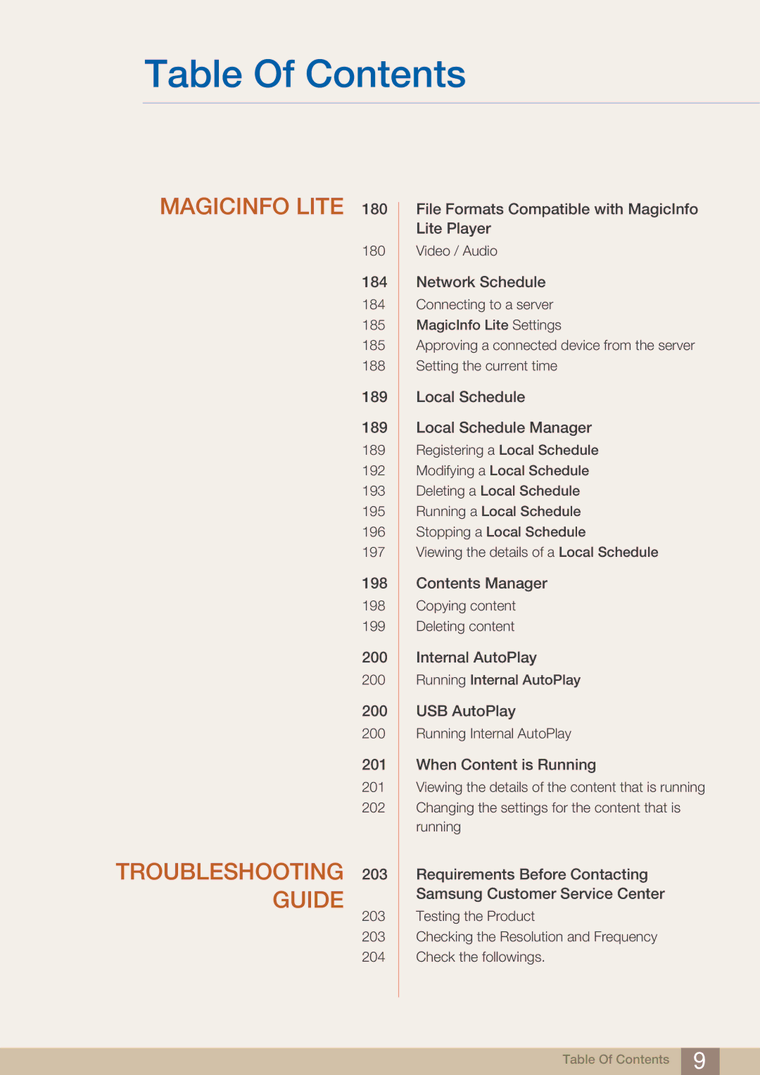 Samsung BN4600098M01, ME75B, ME65B user manual Magicinfo Lite 