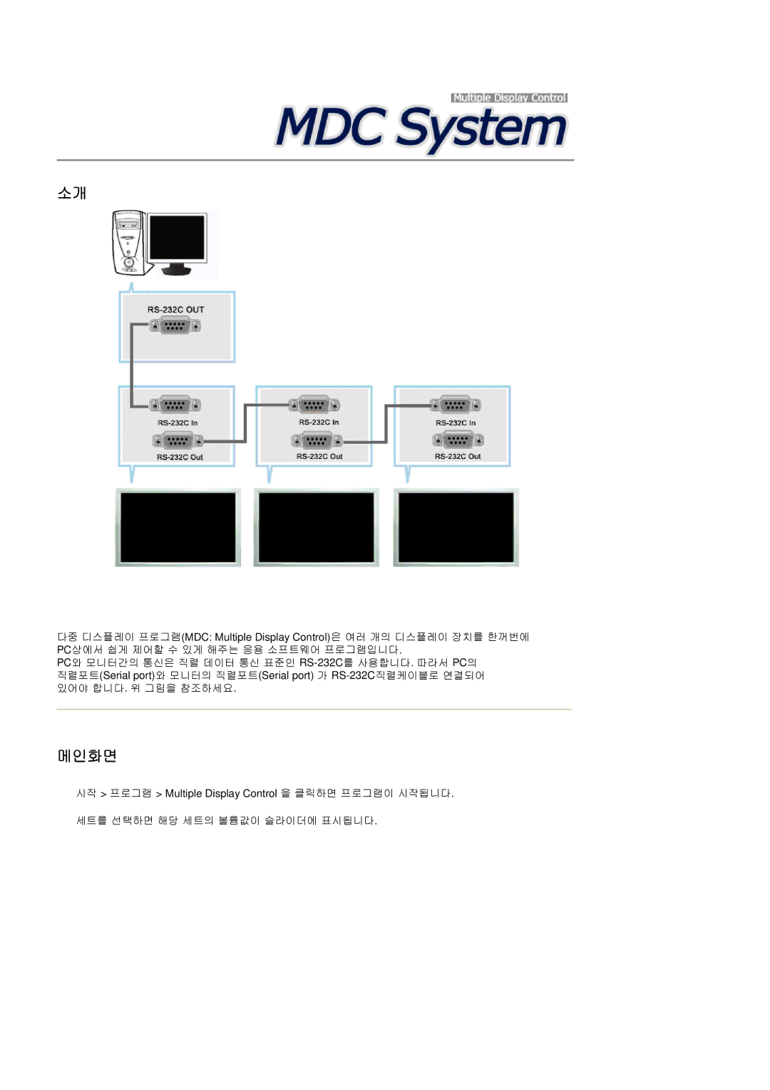 Samsung BN59-00748D-02 manual 메인메메 