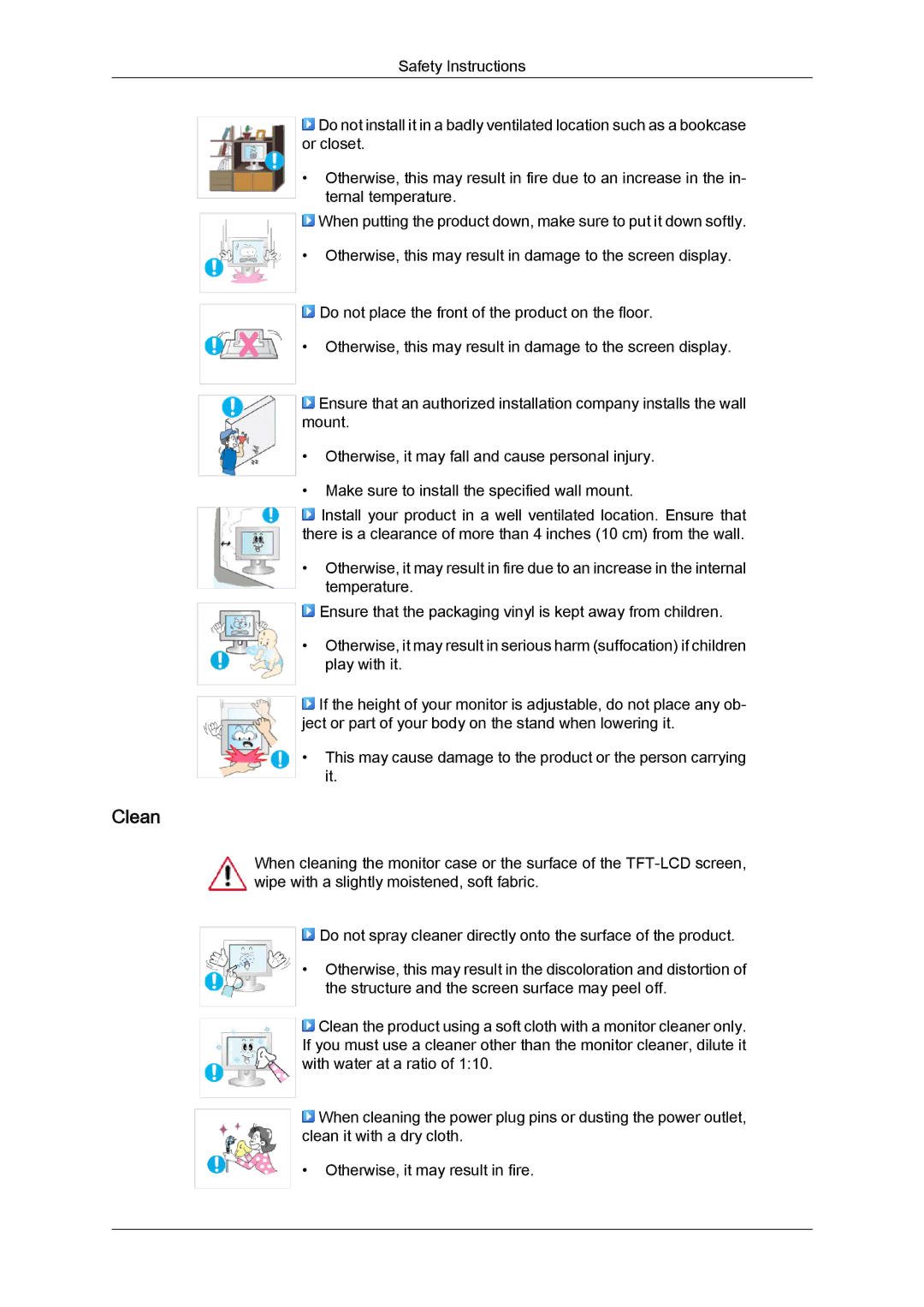 Samsung BN59-00977A-00 user manual Clean 