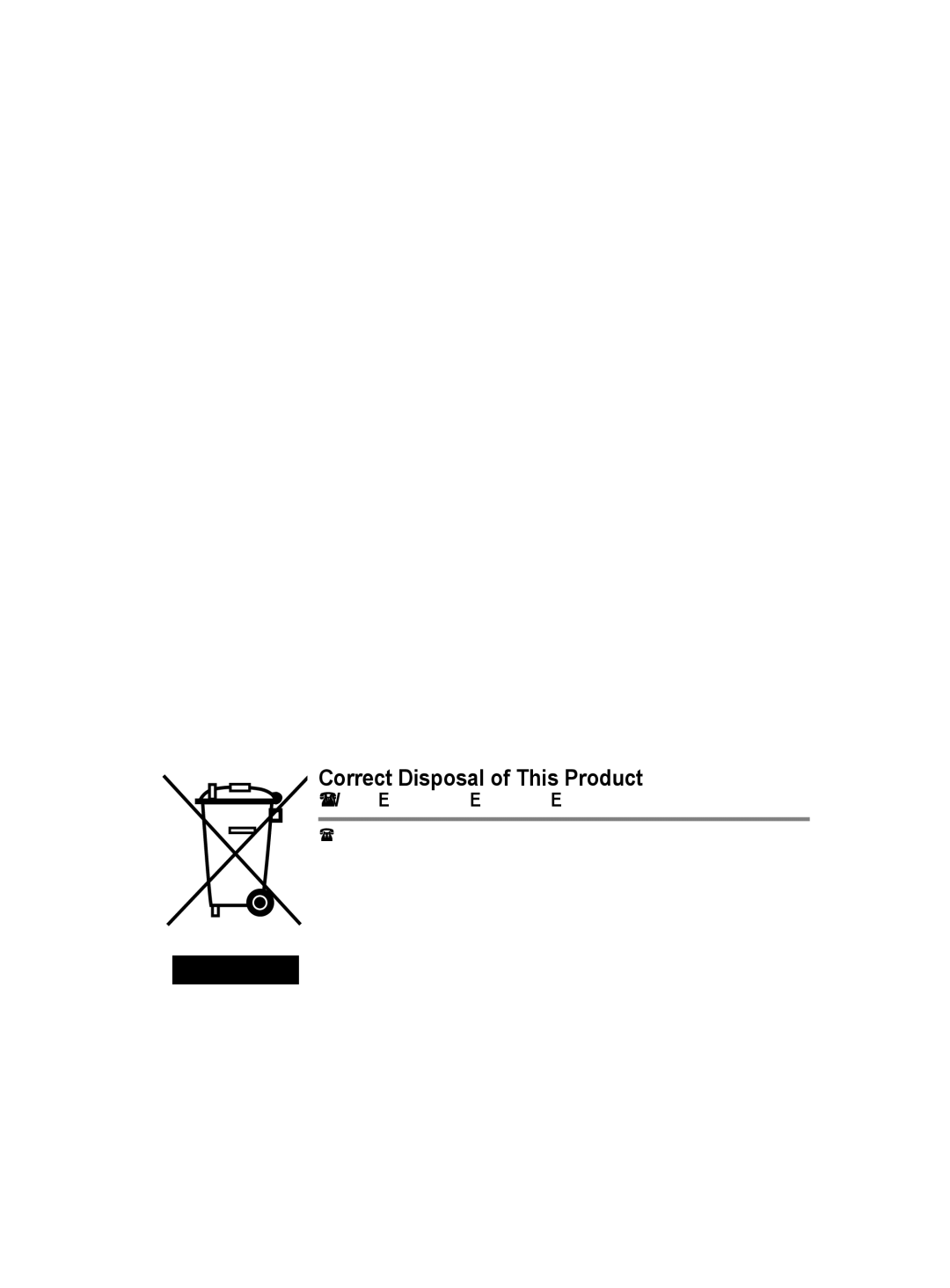 Samsung BN68-01171B-03 manual Correct Disposal of This Product 