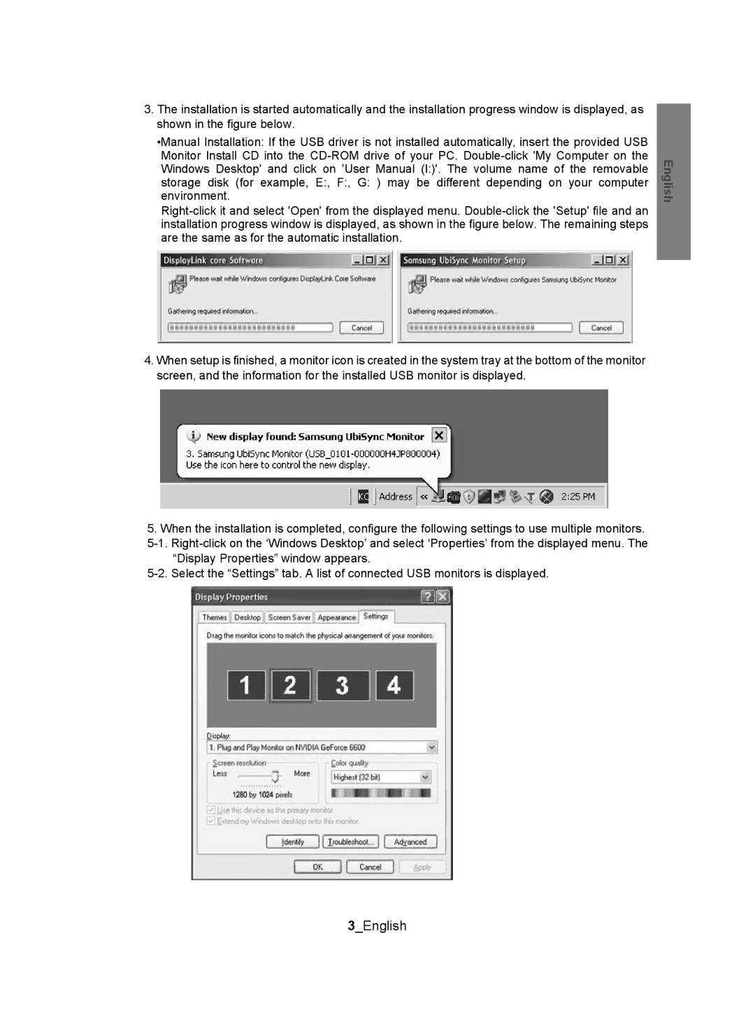 Samsung BN68-01225P-00 manual 3English 