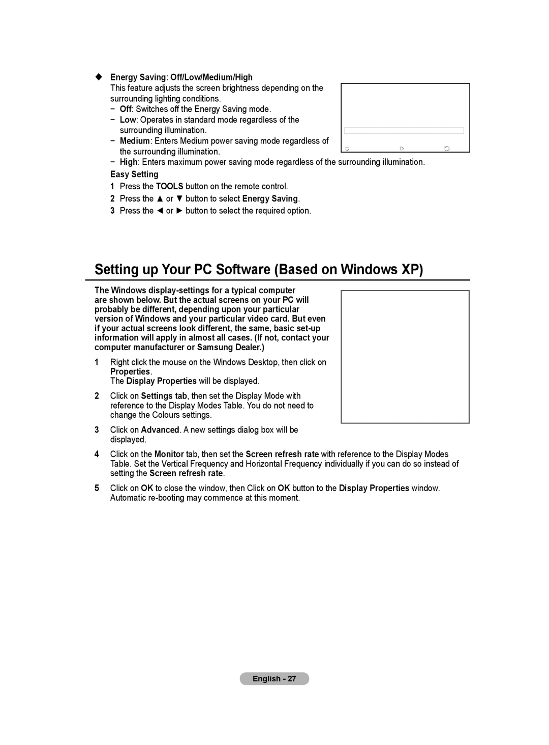 Samsung BN68-01416D-00 user manual Setting up Your PC Software Based on Windows XP 