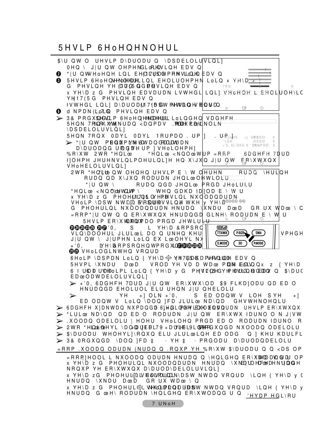 Samsung BN68-01528B-02 user manual Resim Seçenekleri, Ayrıntılı resim ayarlarını yapabilirsiniz 