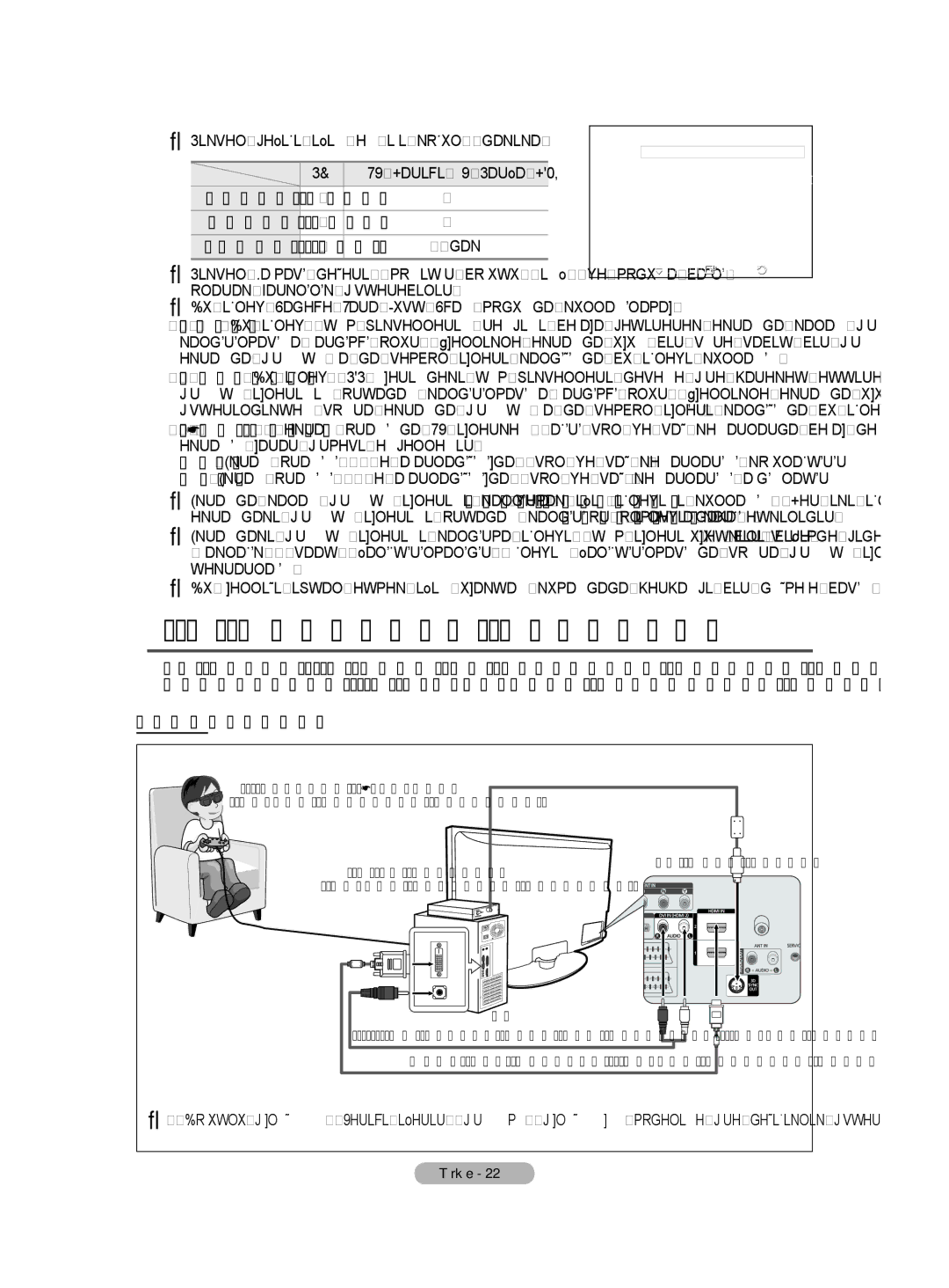 Samsung BN68-01528B-02 user manual 3D İşlevini kullanma, Piksel geçişi için en iyi koşuldakika, Türkçe  