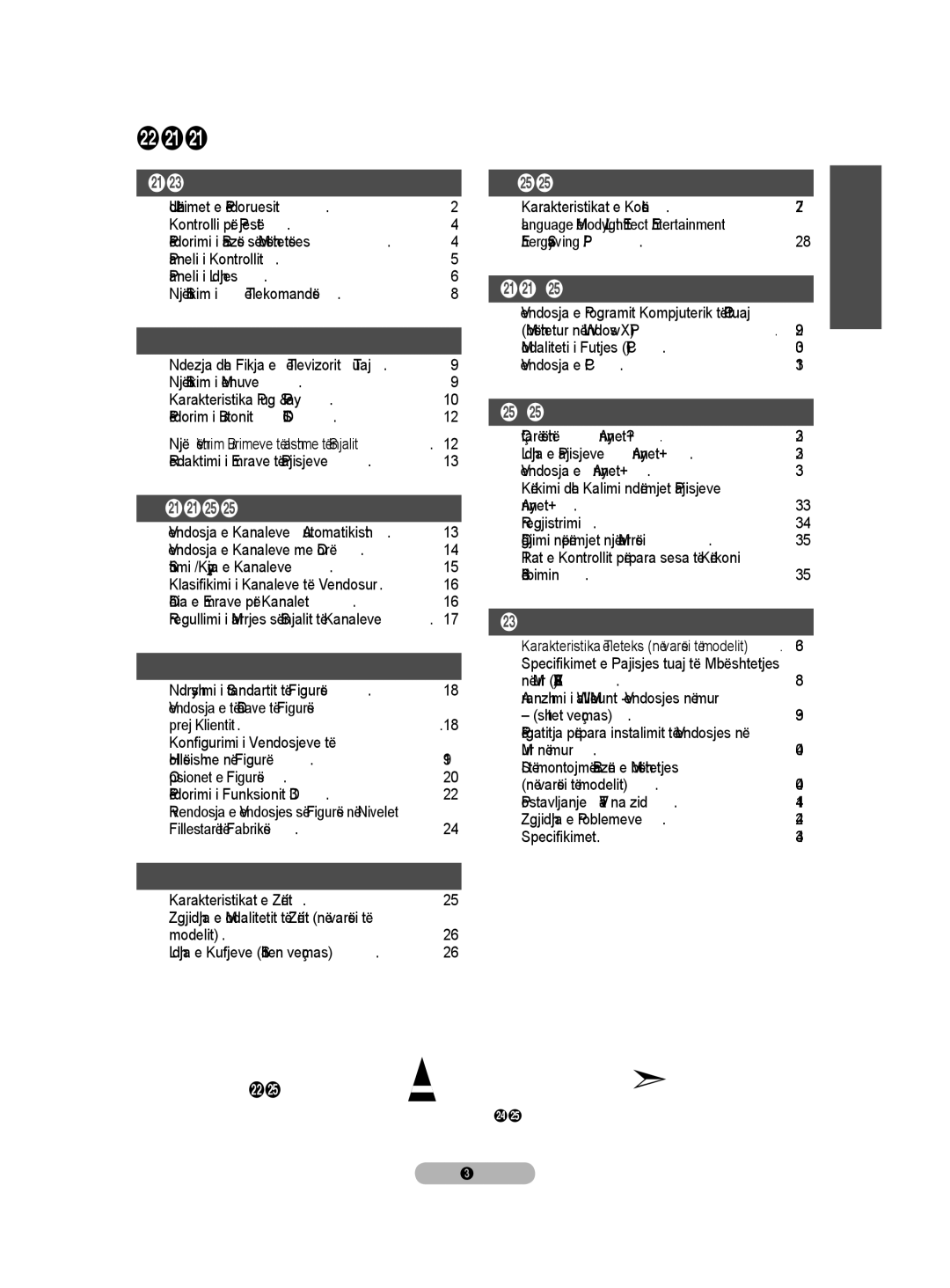 Samsung BN68-01528B-02 user manual Përmbajtja 