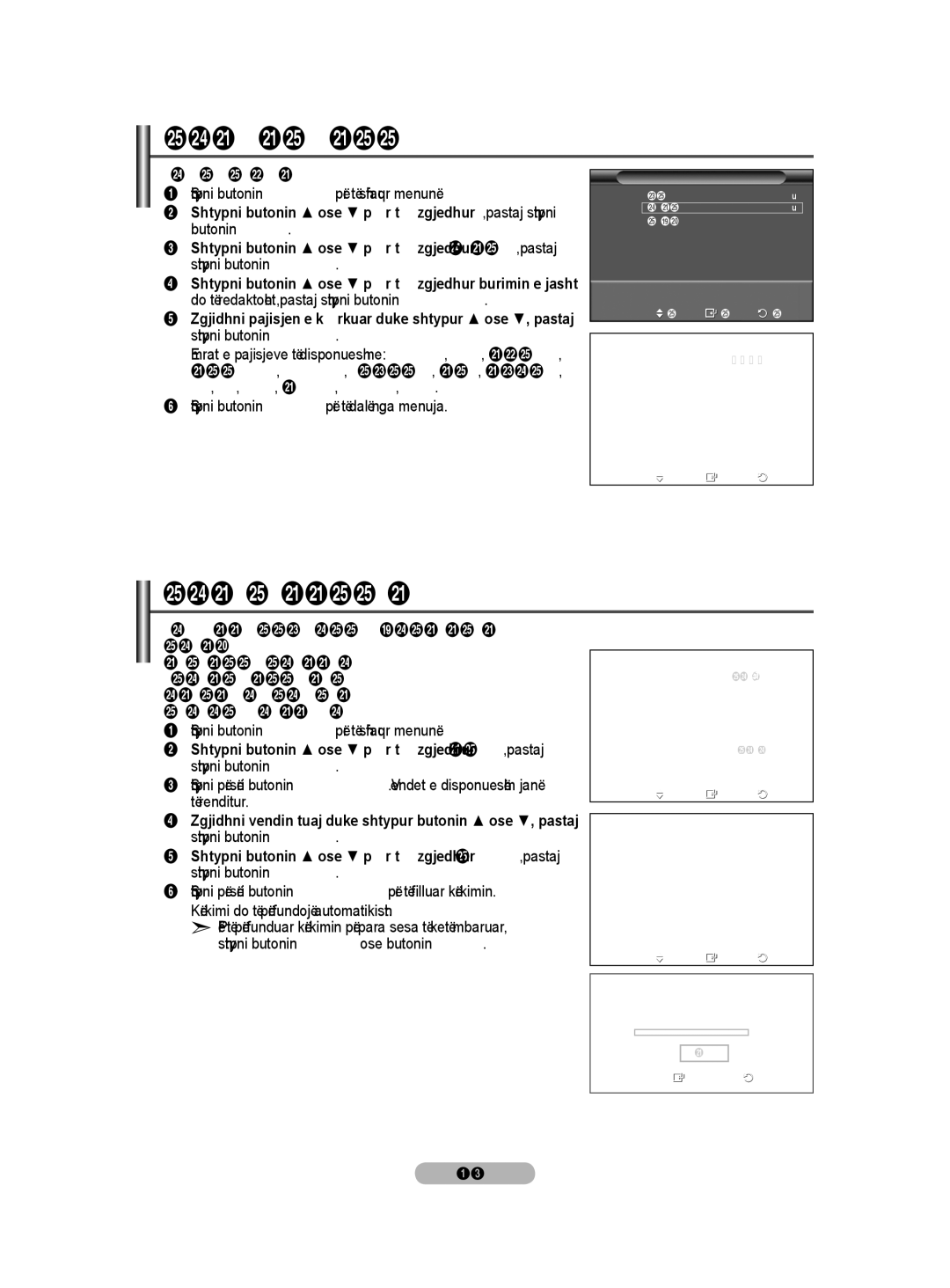 Samsung BN68-01528B-02 user manual Redaktimi i Emrave të Pajisjeve, Vendosja e Kanaleve Automatikisht 