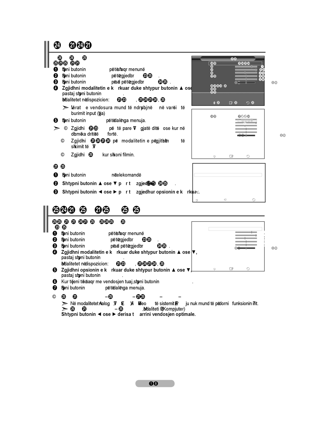 Samsung BN68-01528B-02 user manual Ndryshimi i Standartit të Figurës, Vendosja e të Dhënave të Figurës prej Klientit 