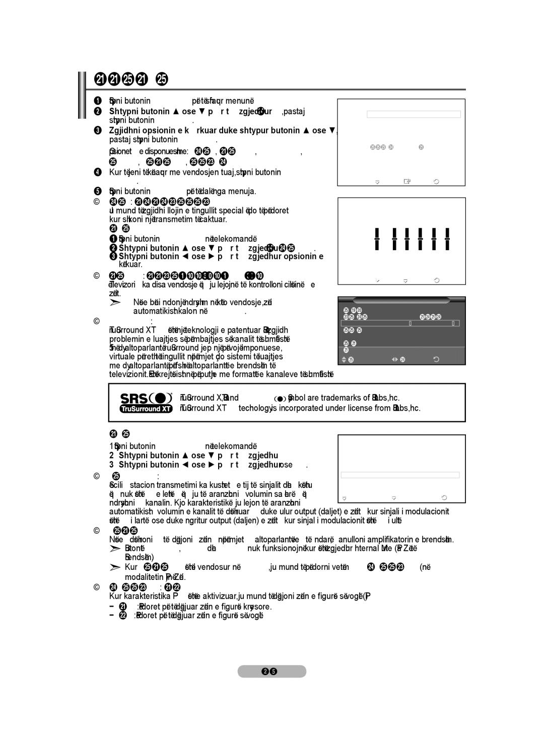 Samsung BN68-01528B-02 user manual Karakteristikat e Zërit 