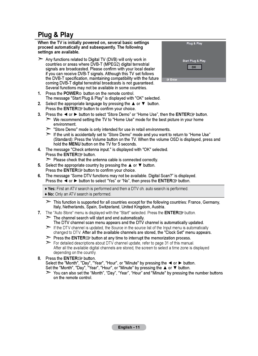 Samsung BN68-01684A-00 user manual Plug & Play 