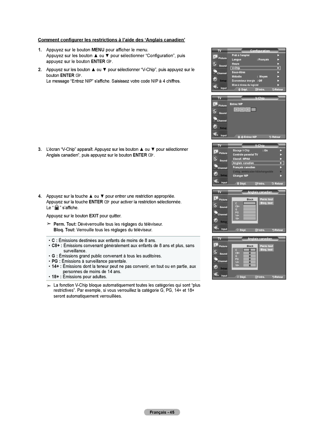 Samsung BN68-01797A-00 user manual Anglais canadien 