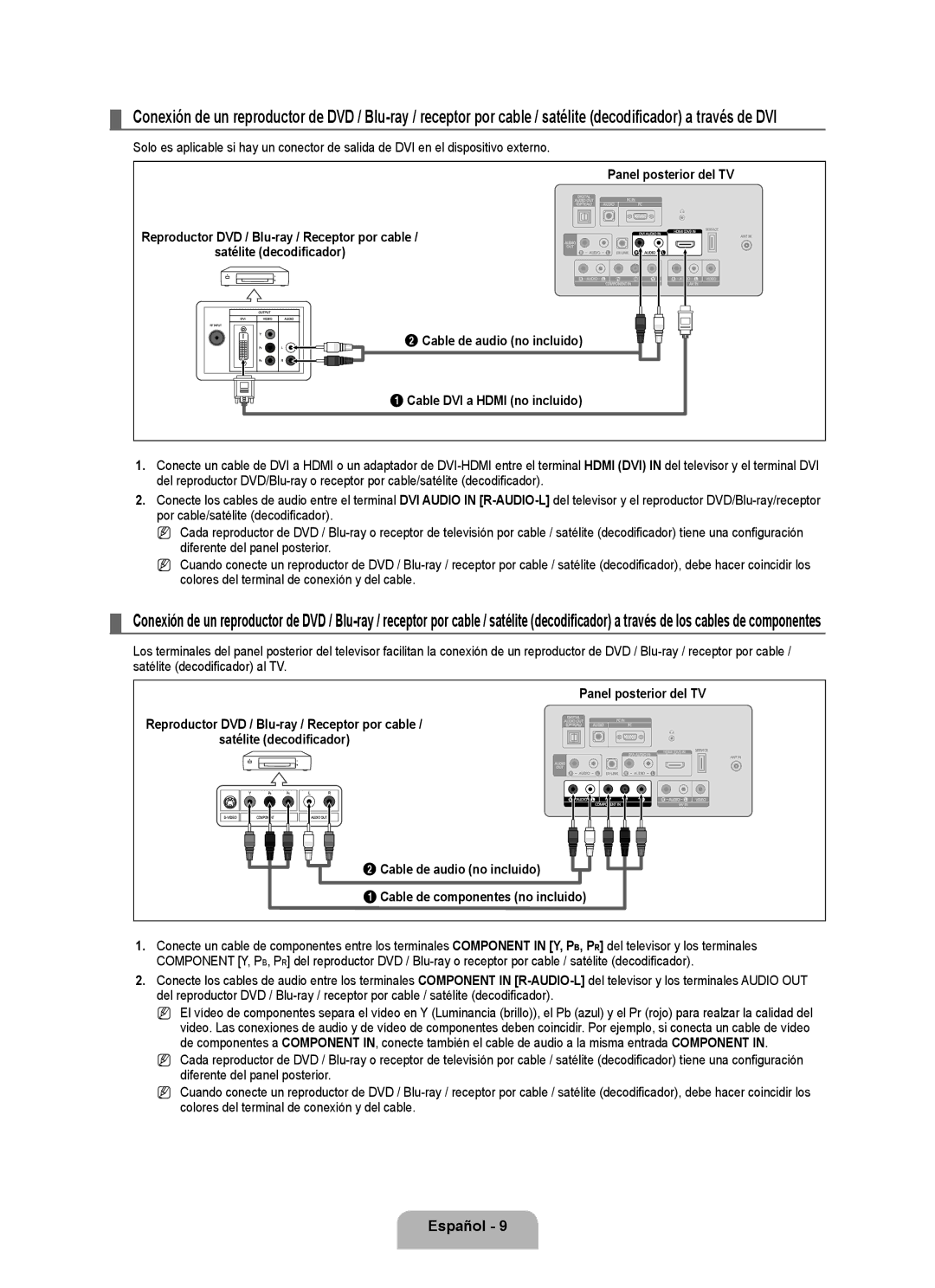 Samsung 360, BN68-01975A-01 user manual Español 