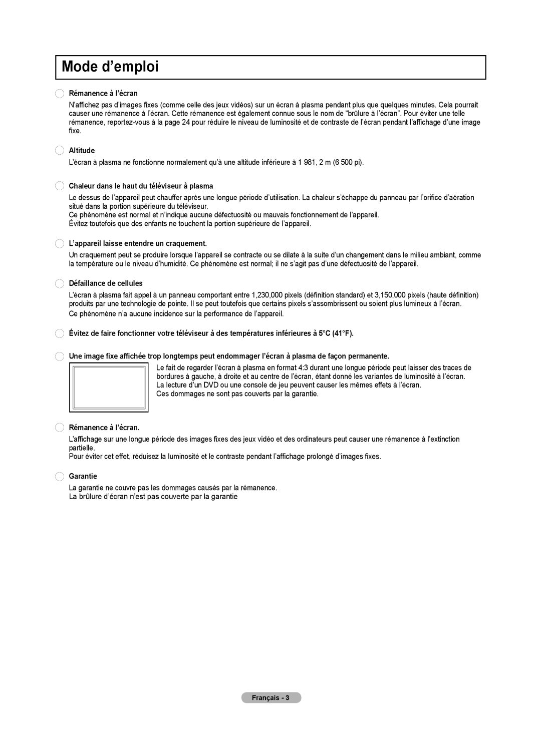 Samsung BN68-02426A-00 user manual Mode d’emploi 