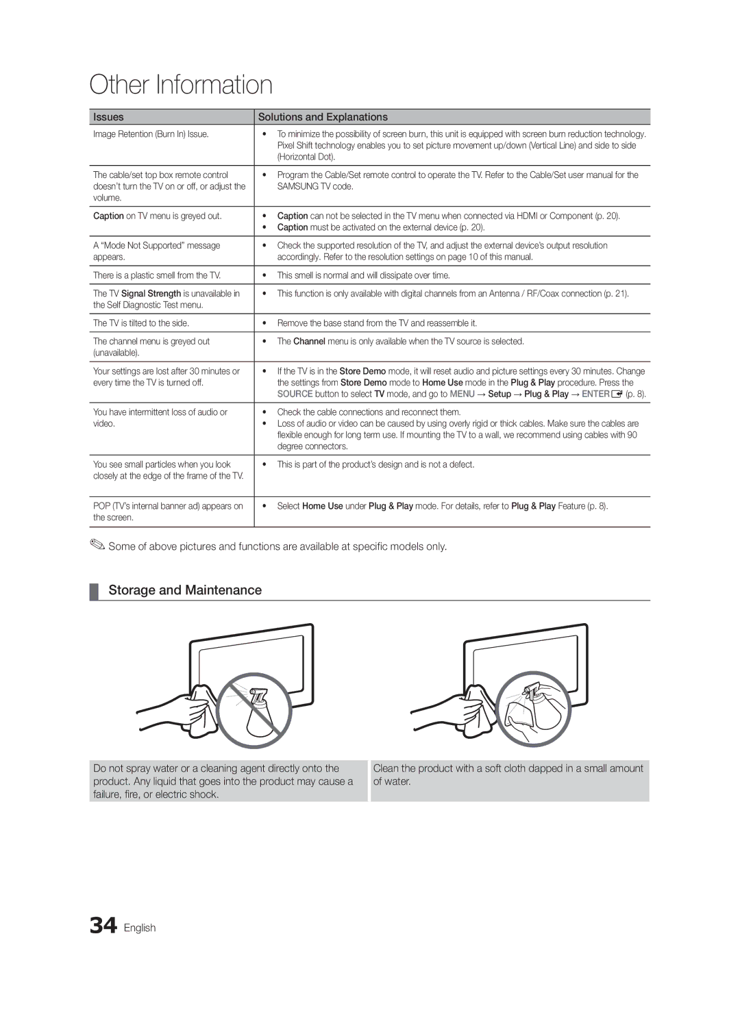 Samsung BN68-02576B-06, PC430-ZC user manual Storage and Maintenance 