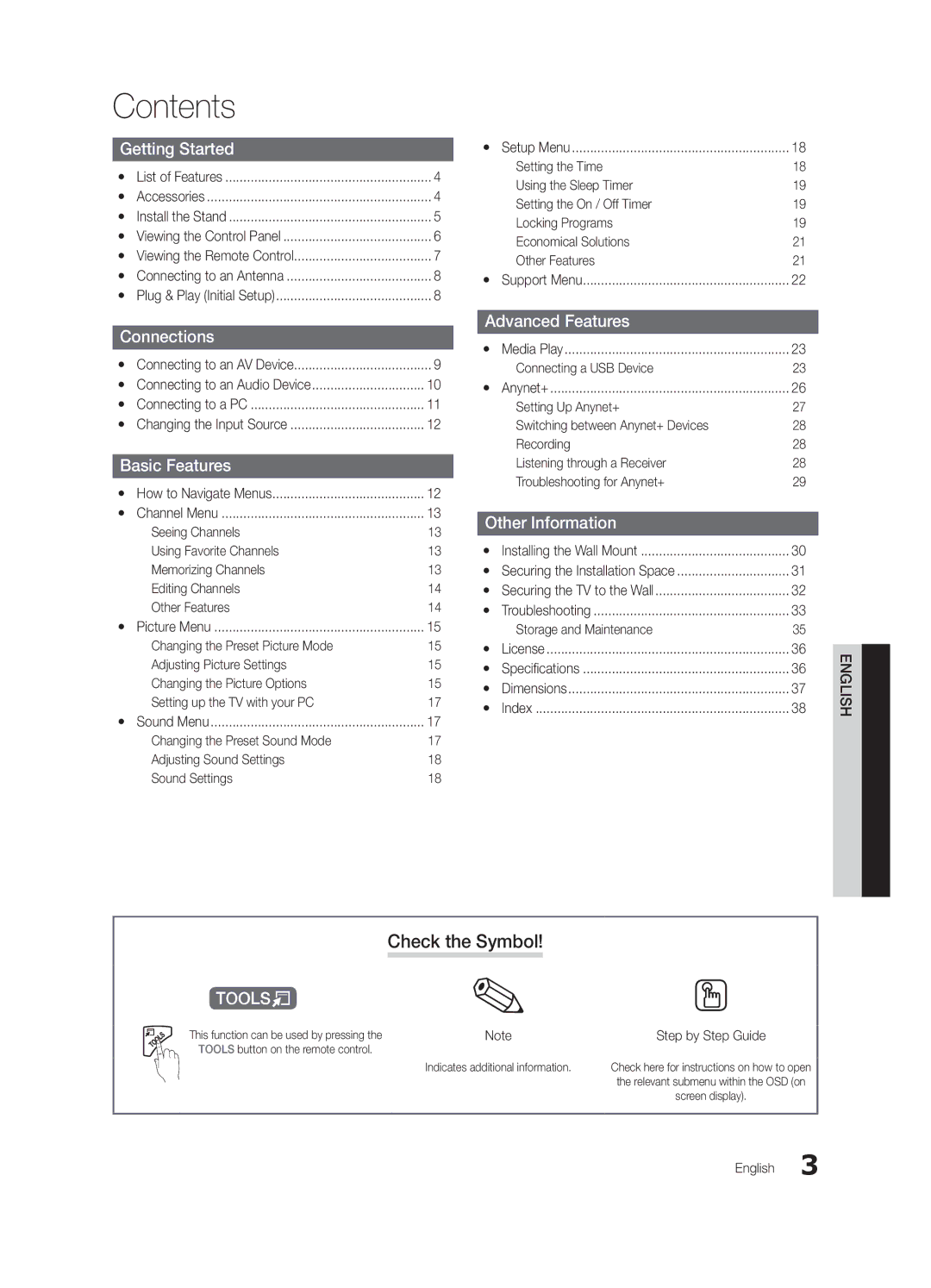 Samsung PC450-ZC, BN68-02577B-06 user manual Contents 