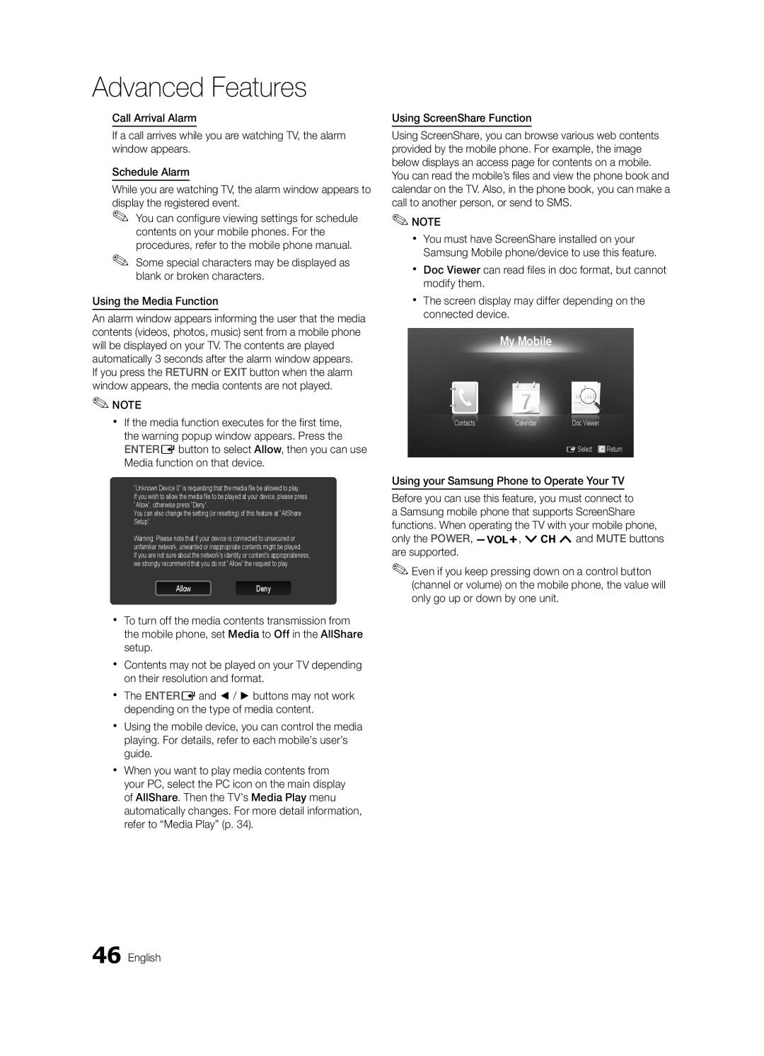 Samsung BN68-02580A-05, PC550-ZA user manual My Mobile 