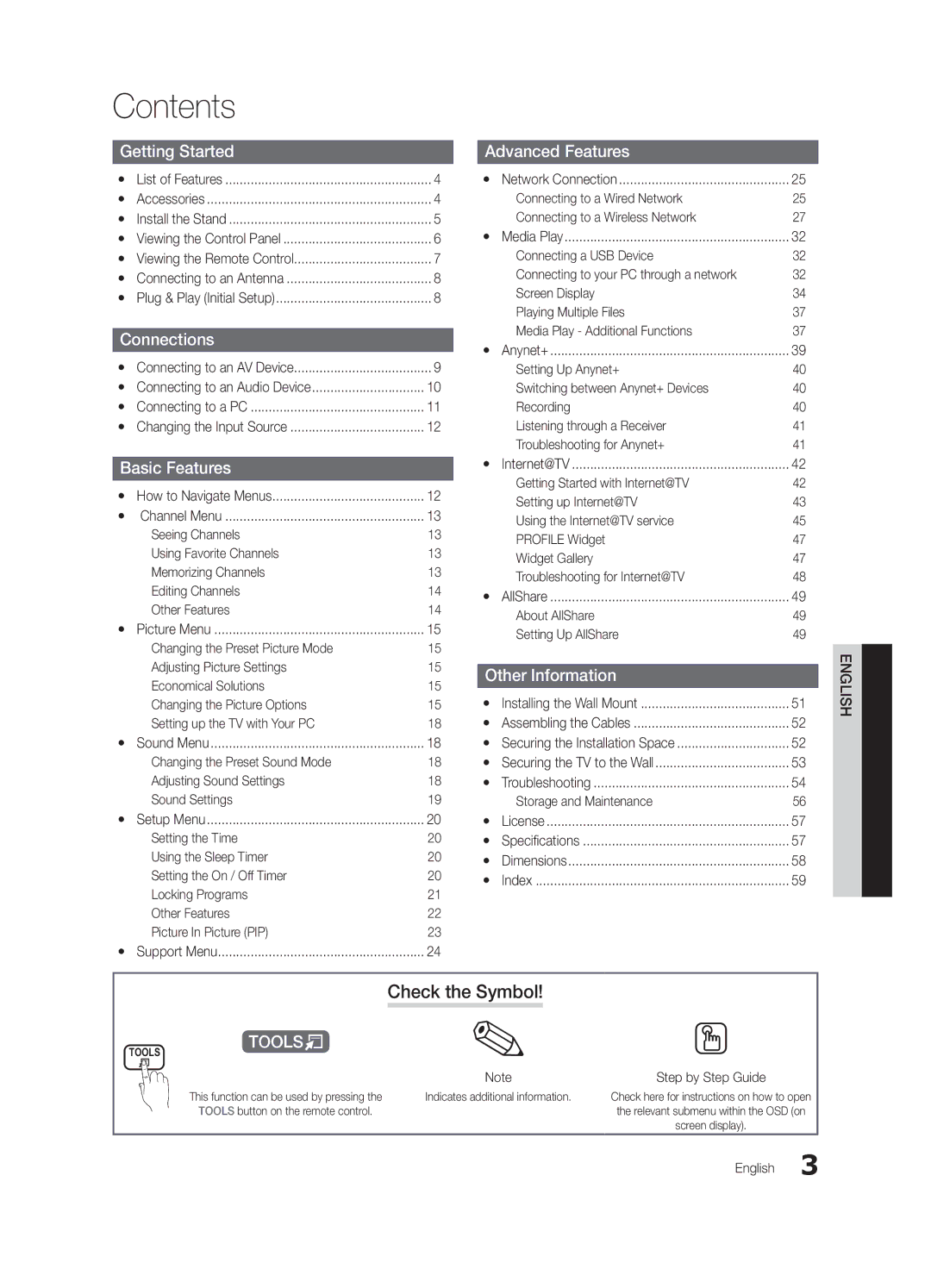 Samsung PC6500-ZC, BN68-02581B-04 user manual Contents 