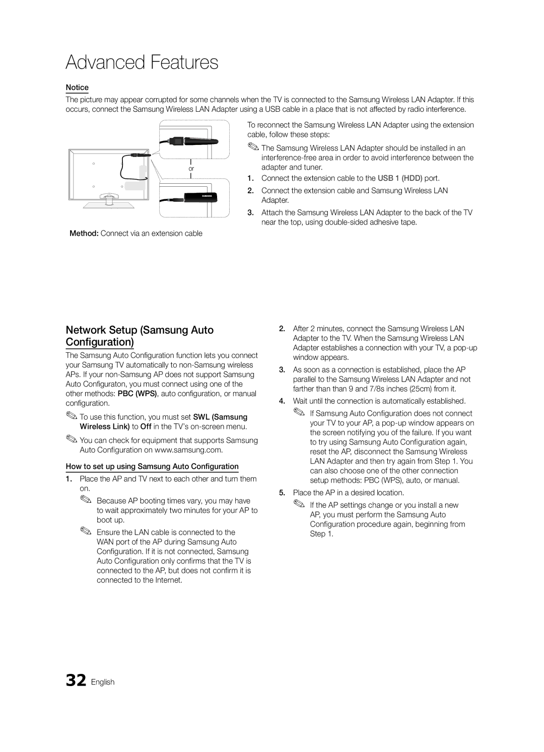 Samsung Series P7+ 7000, BN68-02585A-07, PC7000-NA user manual Network Setup Samsung Auto Configuration, Boot up 