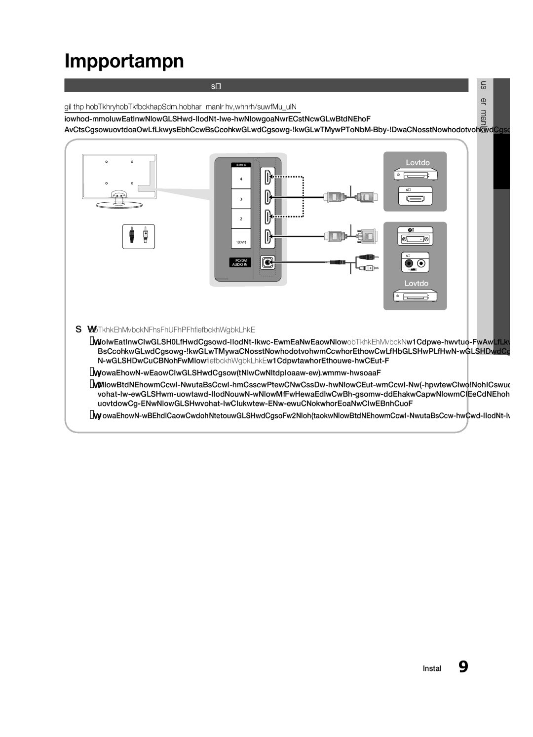 Samsung BN68-02651A-03 user manual Connections, Connecting to an AV Device 