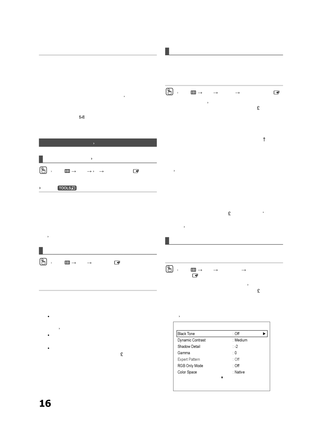 Samsung BN68-02711B-04, UC6500-ZC user manual Fine Tune, Mode t, Eco Solution, Advanced Settings 