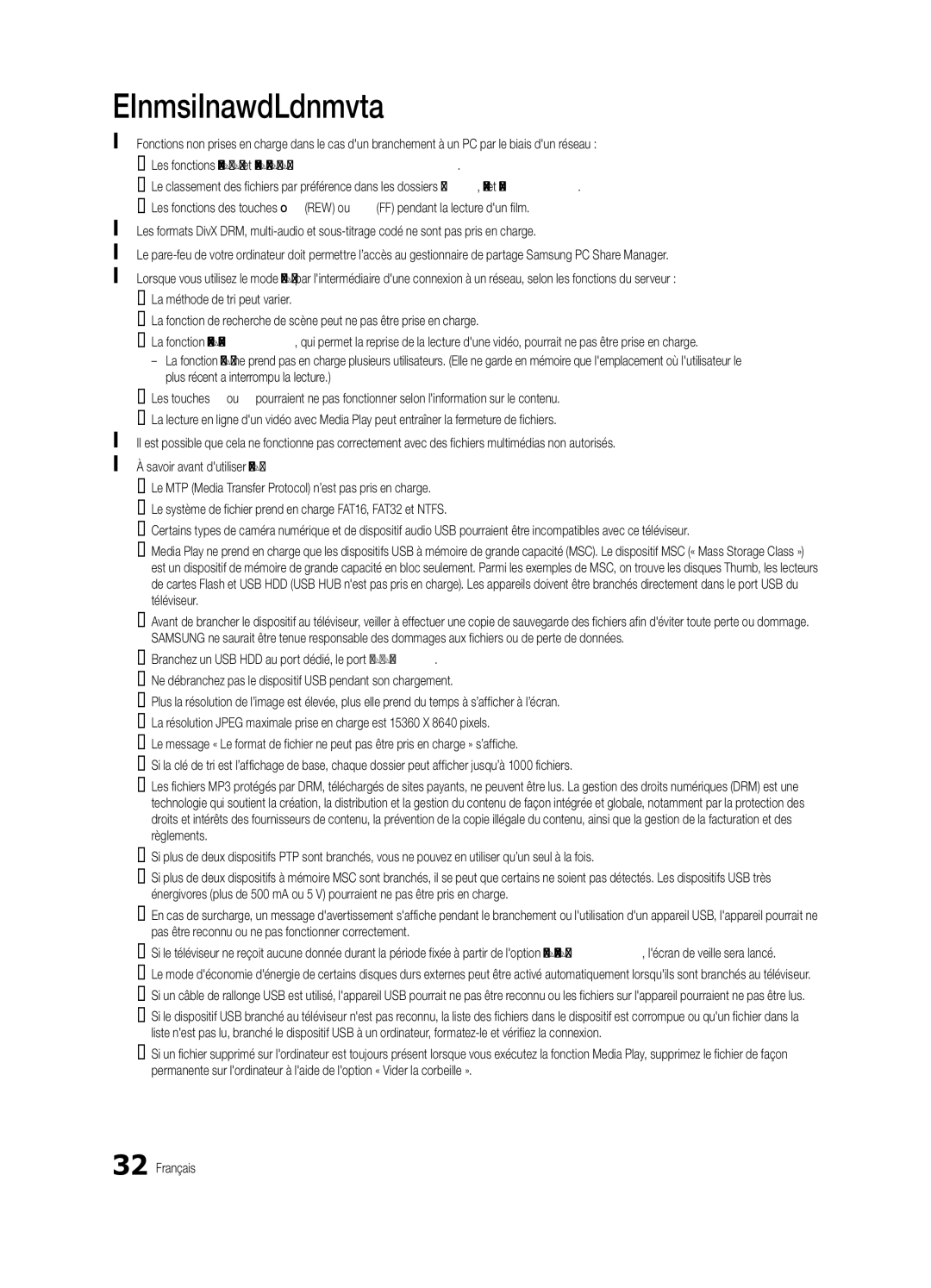 Samsung BN68-02711F-04 user manual Fonctions avancées 