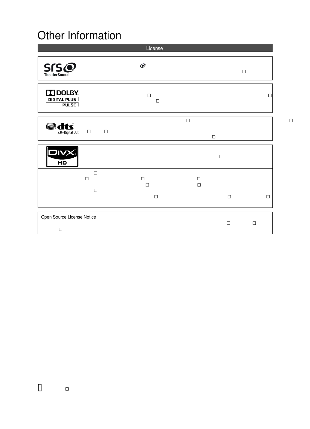 Samsung BN68-02910B-03, UC6800 user manual License 