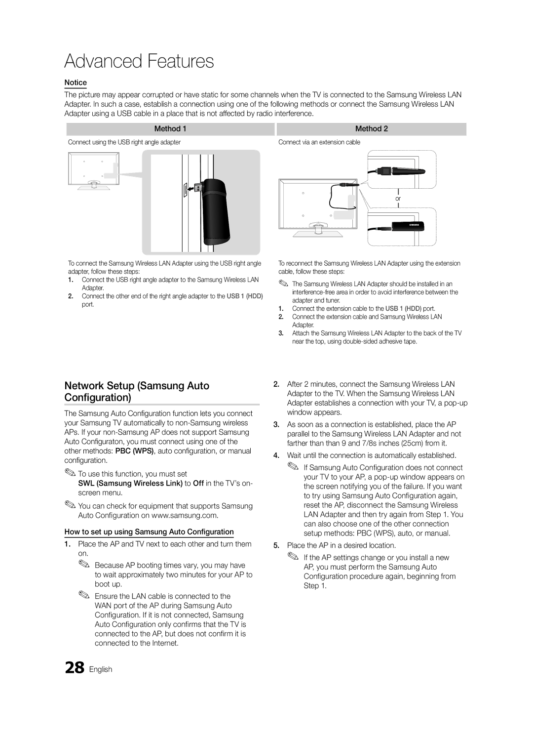 Samsung BN68-03004B-02, UC5000-ZC user manual Network Setup Samsung Auto Configuration, Boot up 