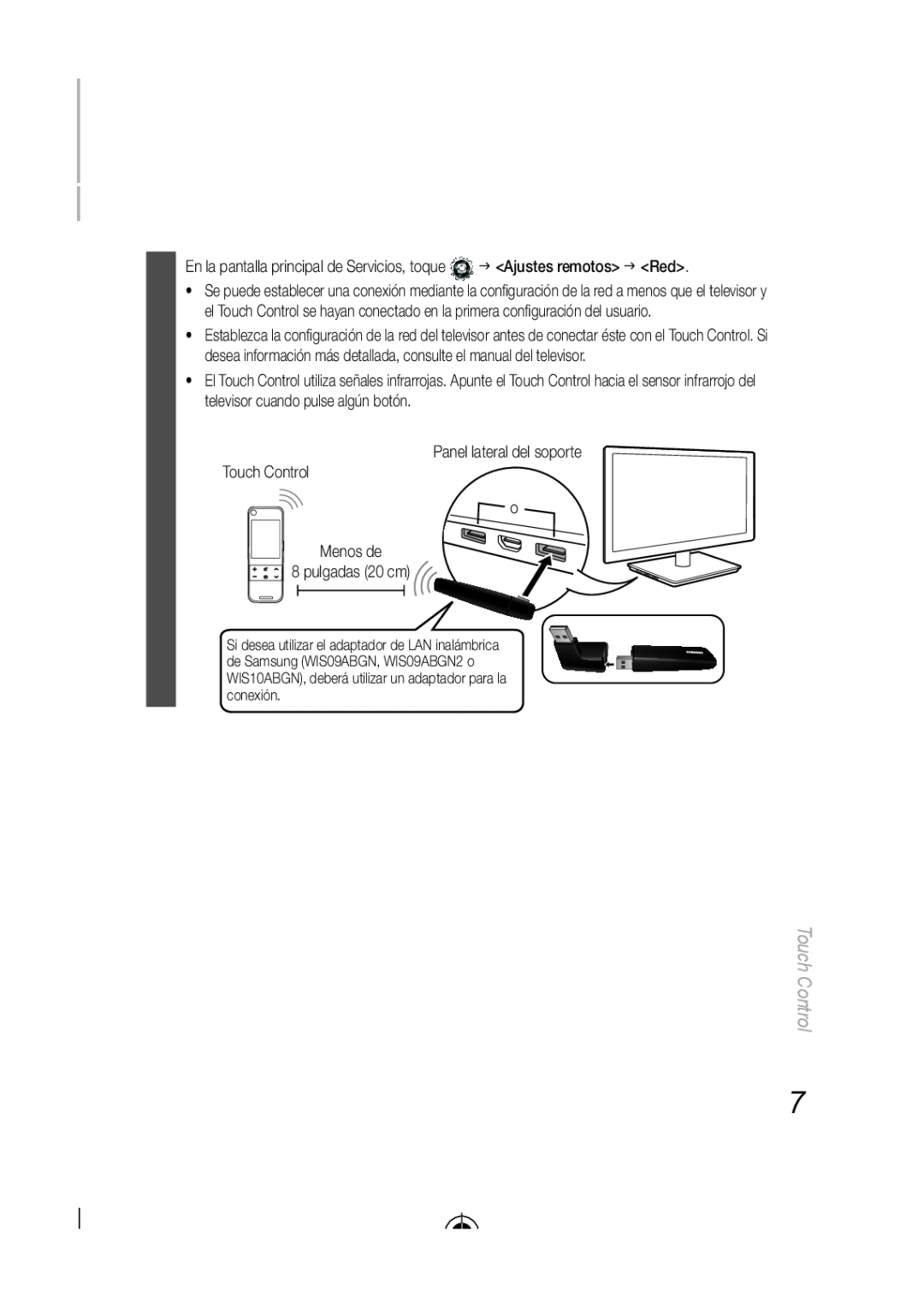 Samsung LED-C9000, BN68-03092A-02 user manual Touch Control 